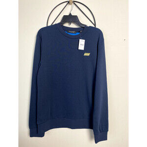 Scotch & Soda Men's Crewneck Pullover Sweater In Coal Blue Size XL NWT